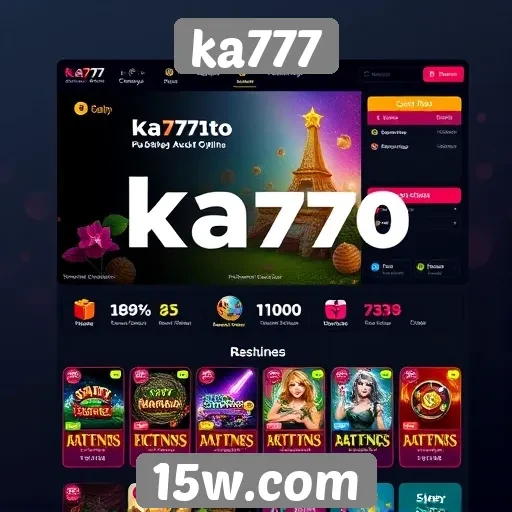 Interface e usabilidade do site ka777